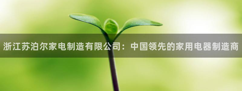 新版彩神v8登录不了：浙江苏泊尔家电制造有限公司：中国领先的