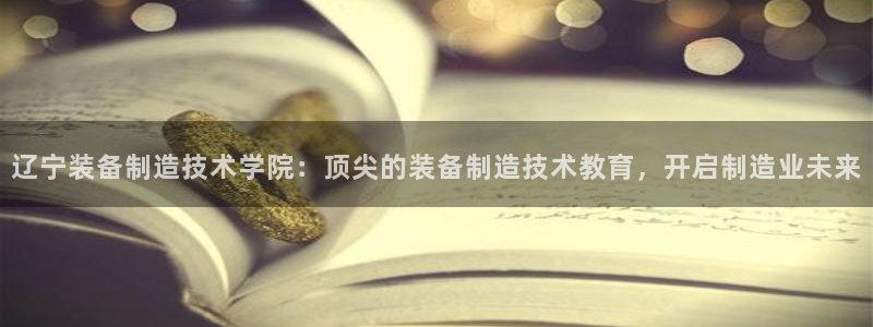 在彩神网输了六万多怎么拿回来：辽宁装备制造技术学院：顶尖的装备制造技术教育，开启制造业未来