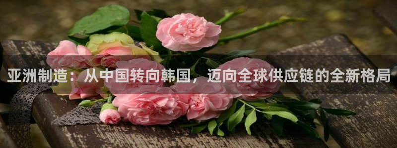彩神购彩购彩大厅入口v：亚洲制造：从中国转向韩国，迈向全球供应链的全新格局