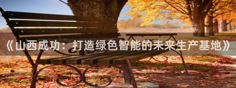 彩神8官网500：《山西成功：打造绿色智能的未来生产基地》