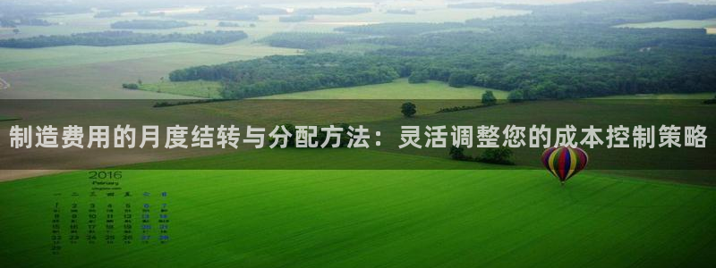 彩神购彩购彩大厅入口v：制造费用的月度结转与分配方法：灵活调整您的成本控制策略